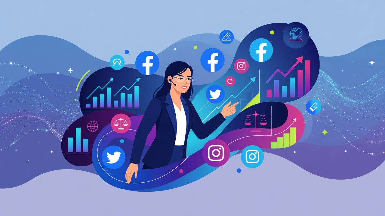 Crecimiento de influencia online